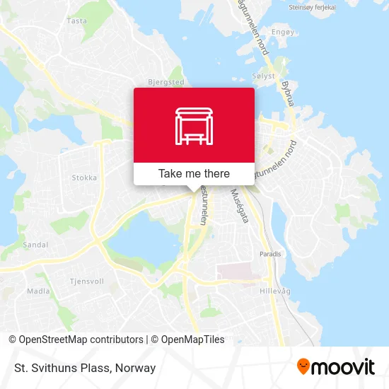 St. Svithuns Plass map