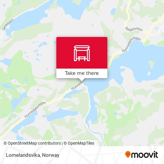 Lomelandsvika map