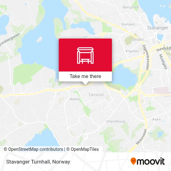 Stavanger Turnhall map