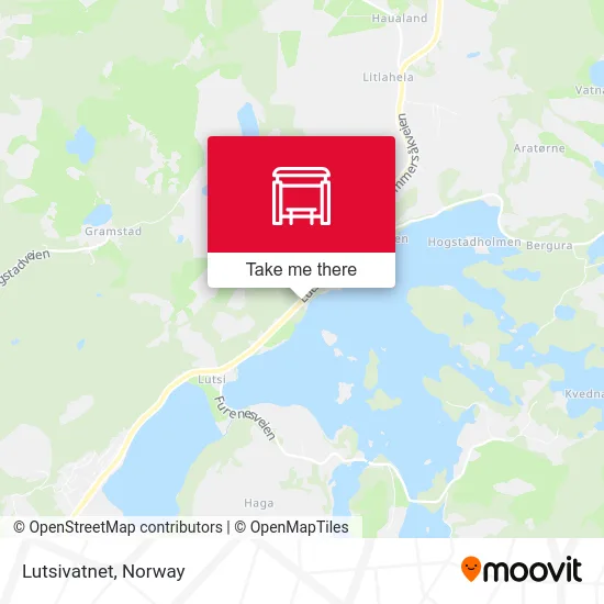 Lutsivatnet map