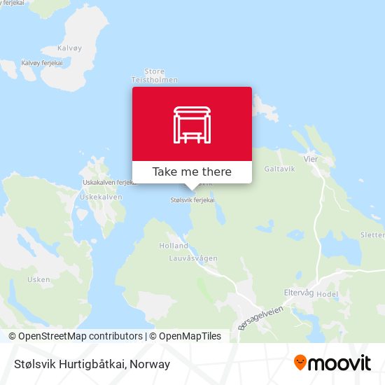 Stølsvik Hurtigbåtkai map