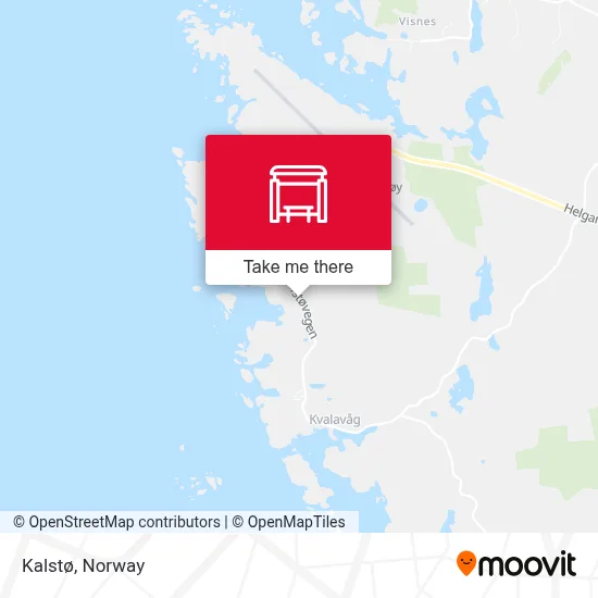 Kalstø map