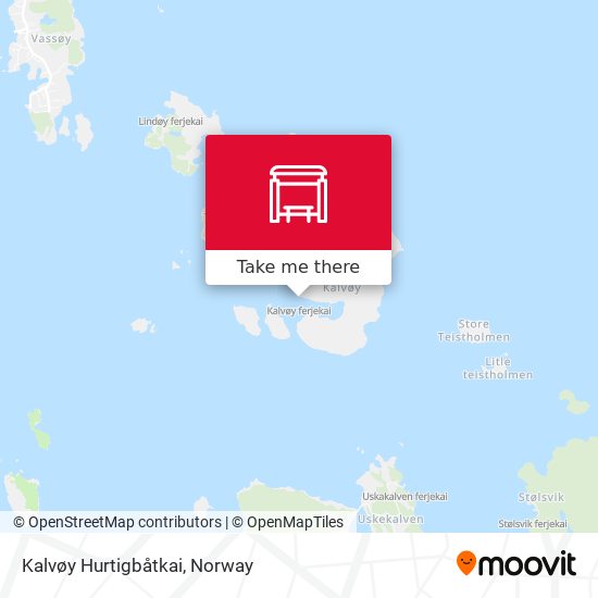 Kalvøy Hurtigbåtkai map