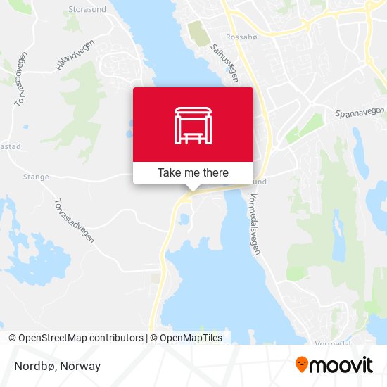 Nordbø map