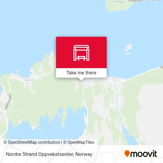 Nordre Strand Oppvekstsenter map