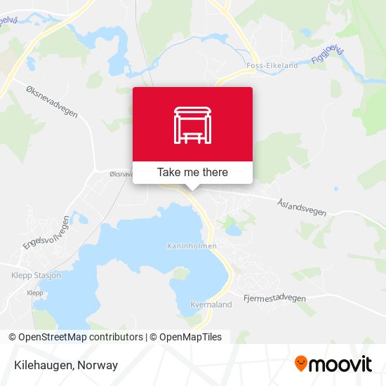 Kilehaugen map