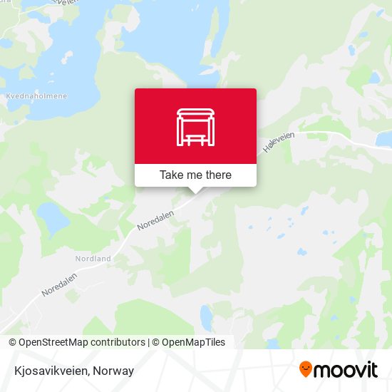 Kjosavikveien map