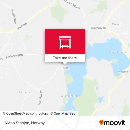 Klepp Stasjon map