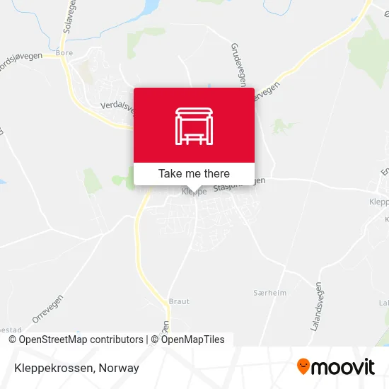 Kleppekrossen map
