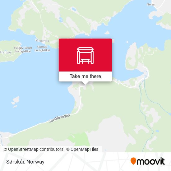 Sørskår map