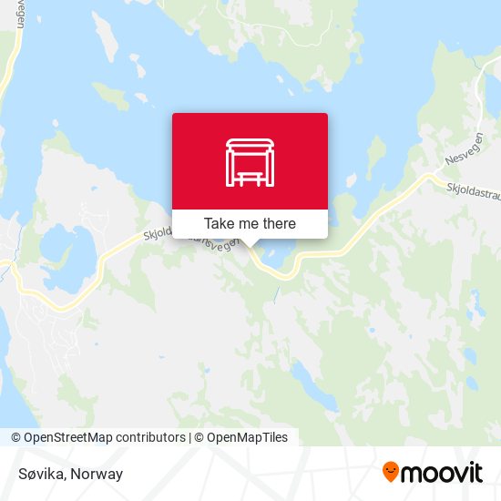 Søvika map