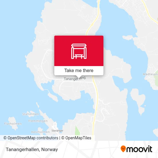 Tanangerhallen map