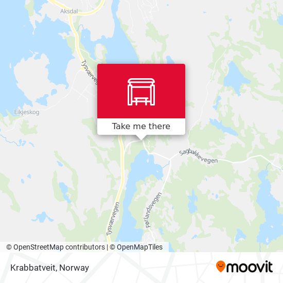 Krabbatveit map