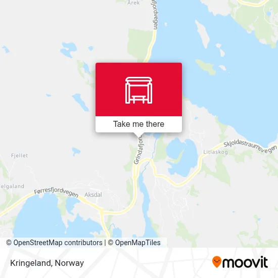 Kringeland map