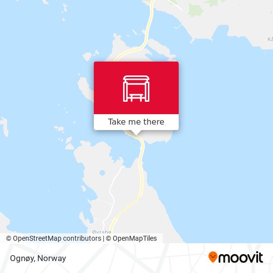 Ognøy map