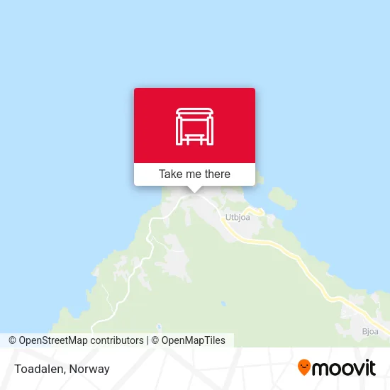 Toadalen map