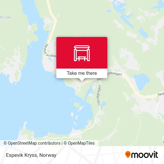 Espevik Kryss map