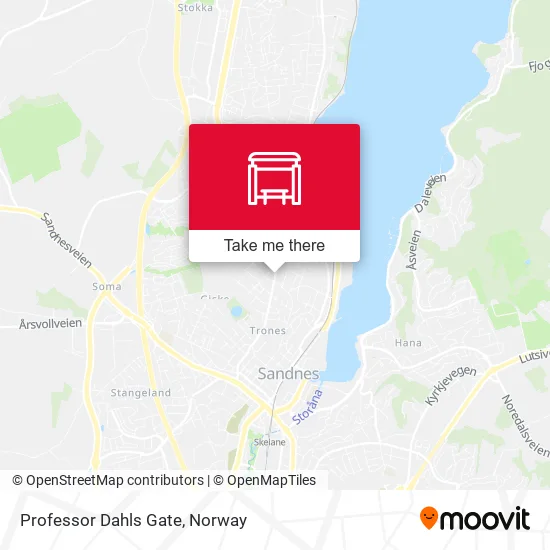 Professor Dahls Gate map