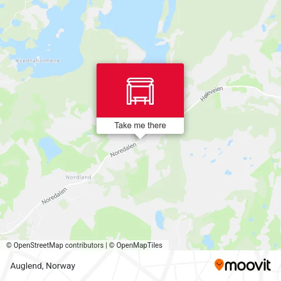 Auglend map