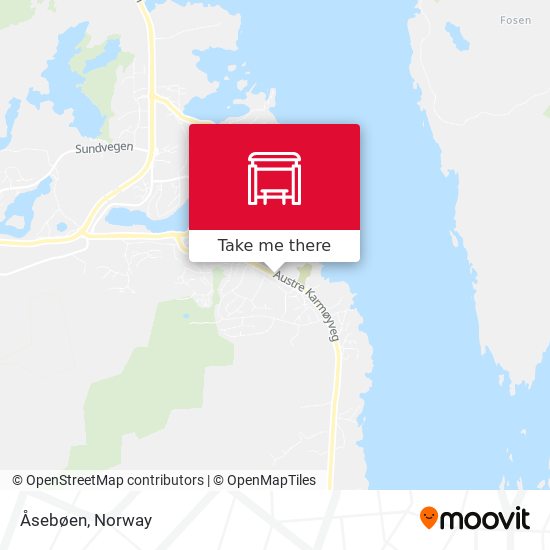 Åsebøen map