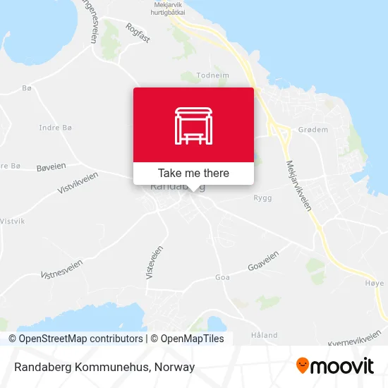 Randaberg Kommunehus map