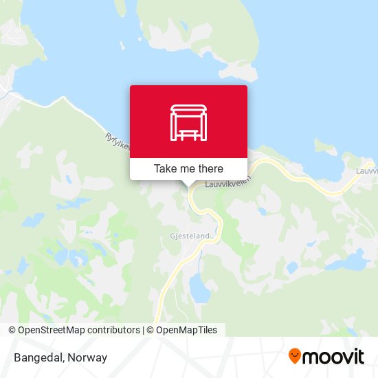 Bangedal map