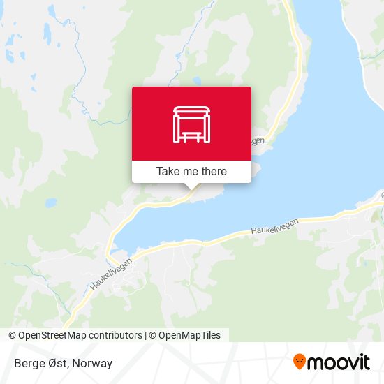 Berge Øst map