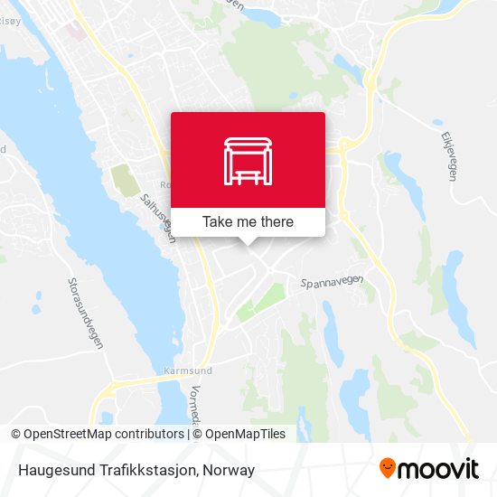 Haugesund Trafikkstasjon map