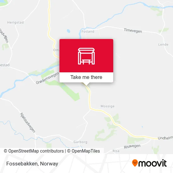 Fossebakken map