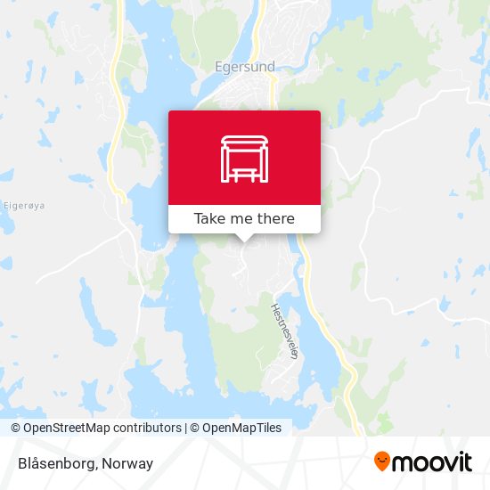 Blåsenborg map