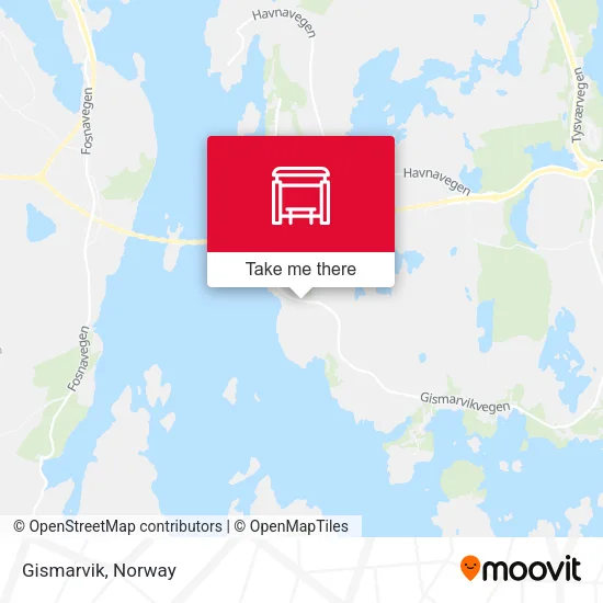 Gismarvik map