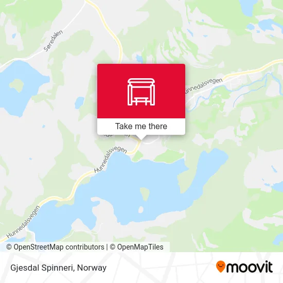 Gjesdal Spinneri map