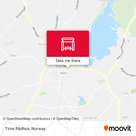 Time Rådhus map