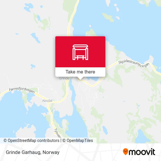 Grinde Garhaug map