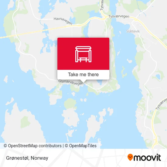 Grønestøl map