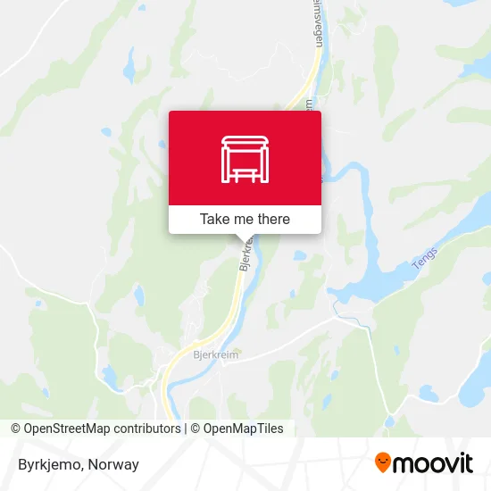 Byrkjemo map