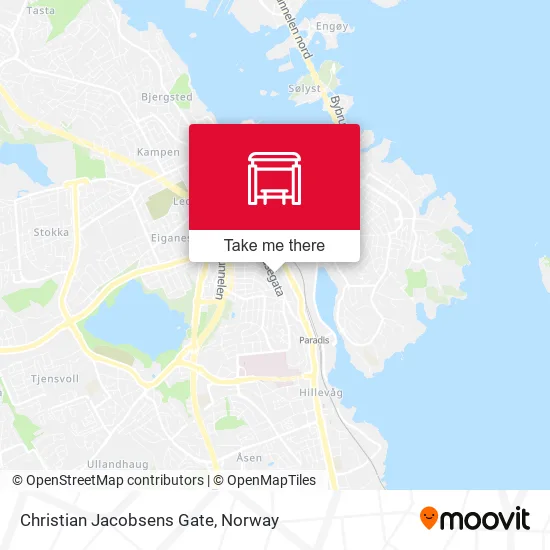 Christian Jacobsens Gate map