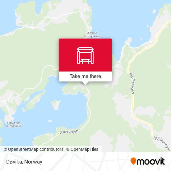 Døvika map