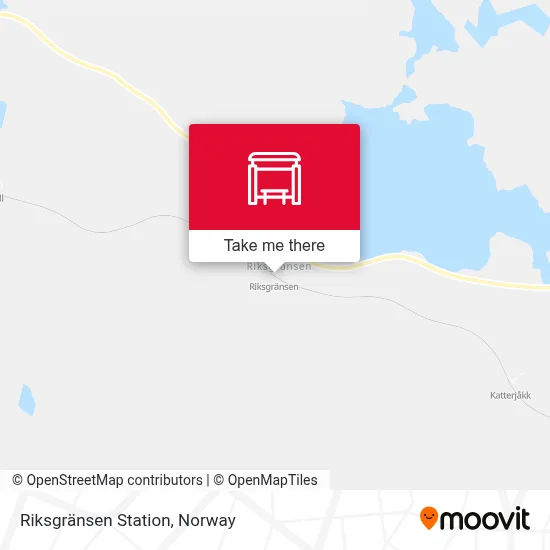Riksgränsen Station map