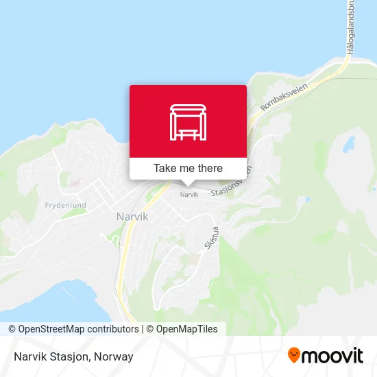 Narvik Stasjon map