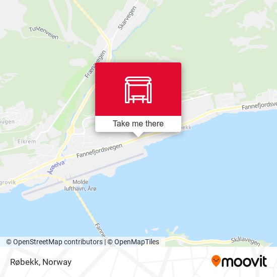 Røbekk map