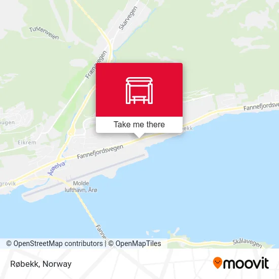 Røbekk map