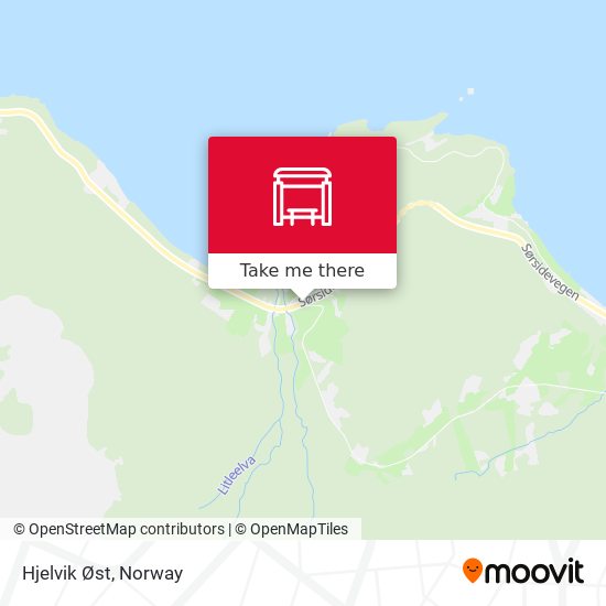 Hjelvik Øst map