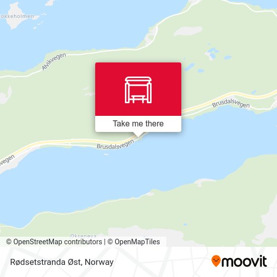 Rødsetstranda Øst map
