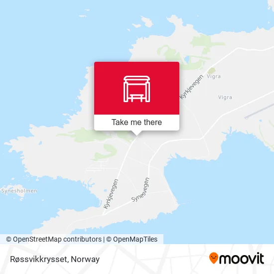 Røssvikkrysset map