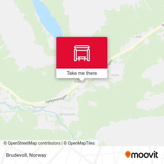 Brudevoll map