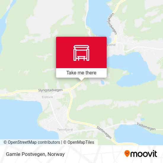 Gamle Postvegen map