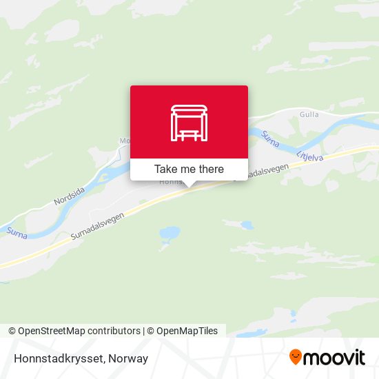 Honnstadkrysset map