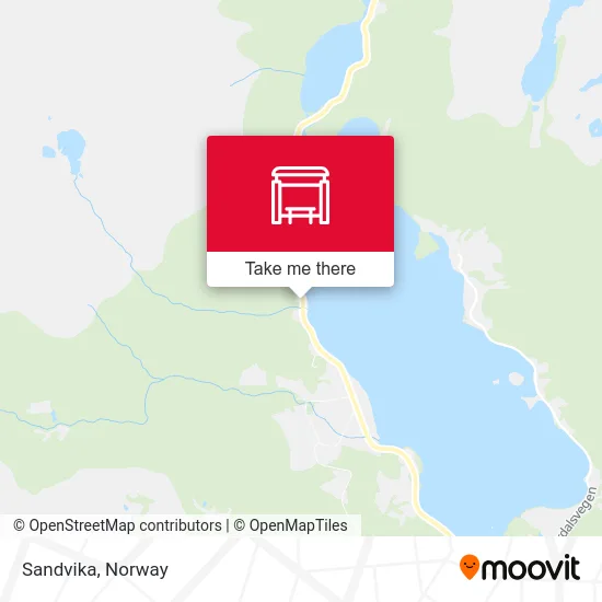 Sandvika map