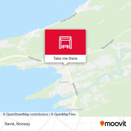 Røvik map